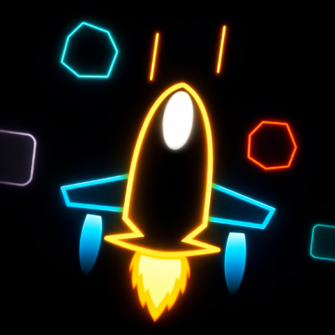 Sky Neon Typer